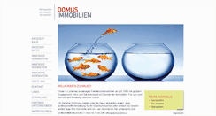 Desktop Screenshot of domus-immobilien.eu